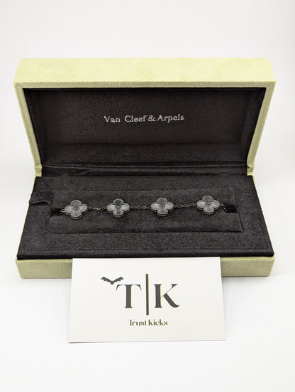 Pulso Tipo Van Cleef Plata .925 "Full Black" No Full Set