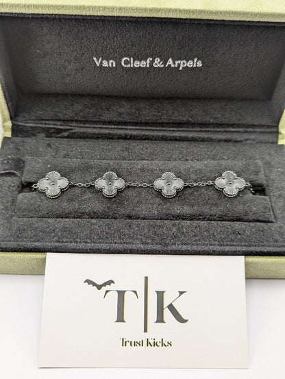 Pulso Tipo Van Cleef Plata .925 "Full Black" No Full Set