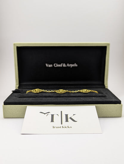 Pulso Tipo Van Cleef Baño de Oro 18k "Full Oro"