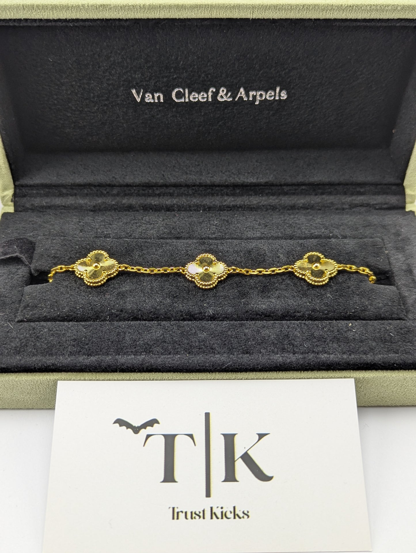 Pulso Tipo Van Cleef Baño de Oro 18k "Full Oro"