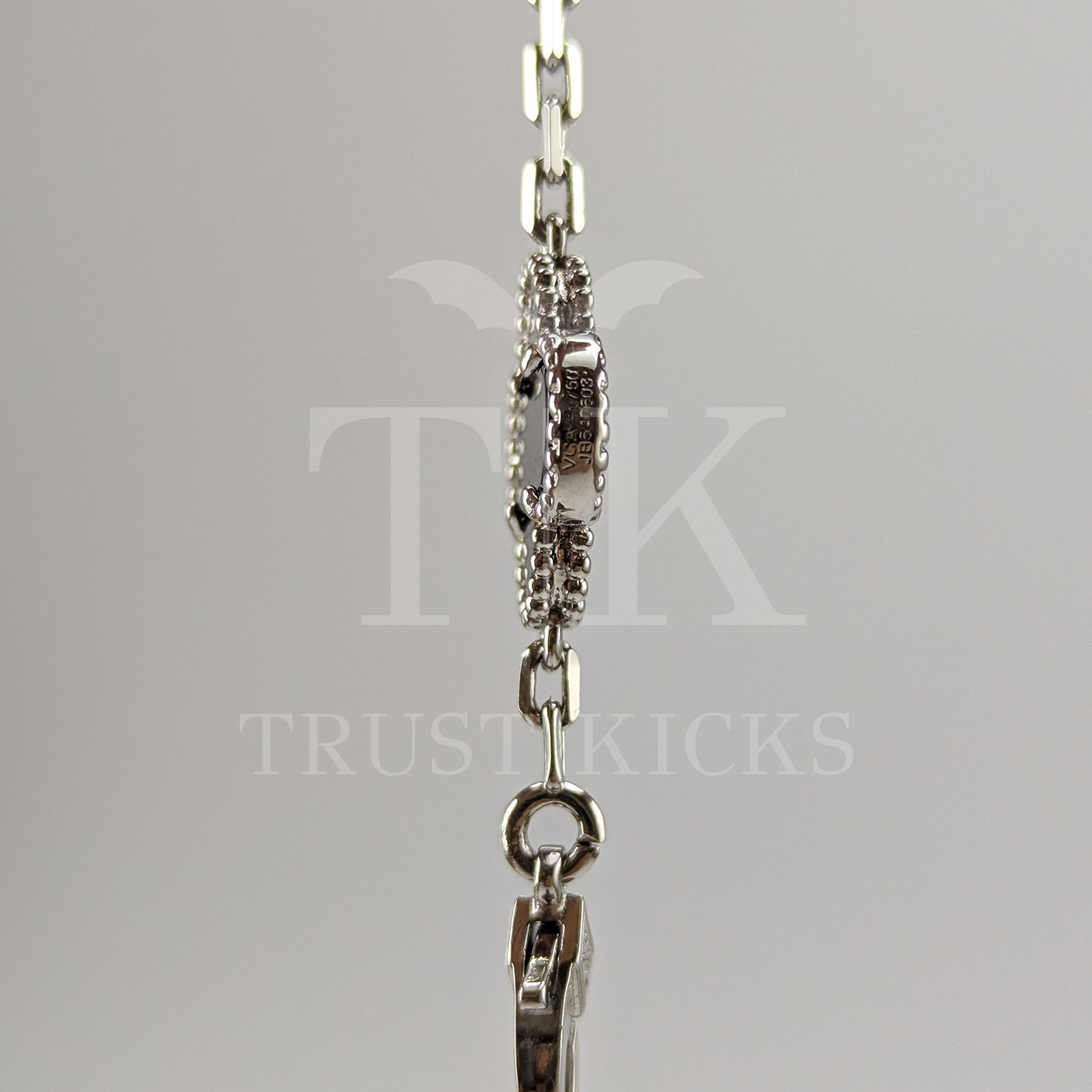 Pulso Tipo Van Cleef Plata .925 "Negro con Plateado"