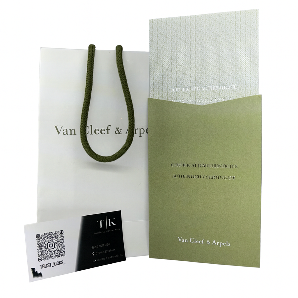 Pulso Tipo Van Cleef Plata .925 "Negro con Plateado"